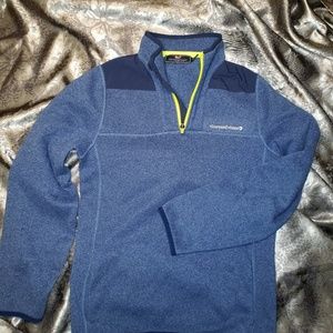 Boys quarter zip pull over sweater